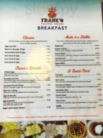 Frank's Falafel House menu