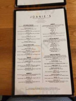 Joanie's Happy Days Diner menu