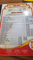 Pollos El Tambo menu