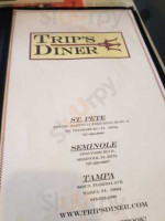 Trip's Diner menu