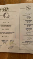 Íslenski Barinn menu