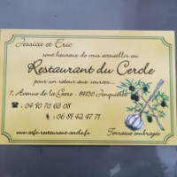 Restaurant du Cercle food