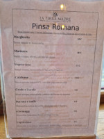 La Terra Madre menu