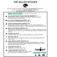 T.l. Keller Meats menu