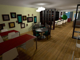 The Game Table Cafe inside