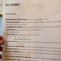 Slc Eatery menu