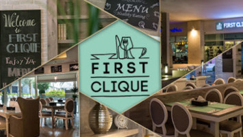 First Clique Marina Square Café inside
