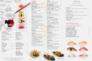 Aki Sushi menu