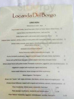 Locanda Del Borgo menu