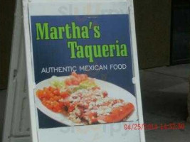 Martha's Taqueria food