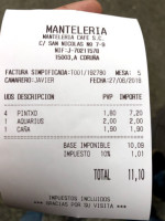 Manteleria food