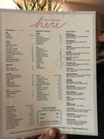 The Lounge Here menu