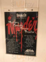 Suspects Mystery Theater menu