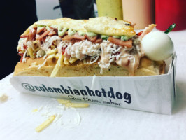 The Colombian Hot Dog food