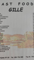 Fast Food Gille menu
