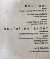 Boulettes Larder Boulibar food