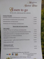 Gasthof Erber Gmbh Co. Kg menu