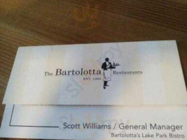 The Bartolotta Restaurants menu