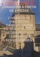 Pizz'armada menu