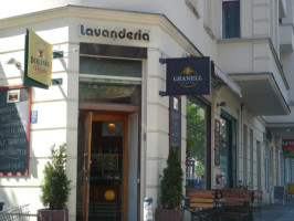 Waschsalon, Laundry & Cafe Lavanderia outside