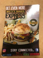 Wally's Burger Express menu