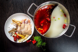 Yu Xiang Hot Pot food