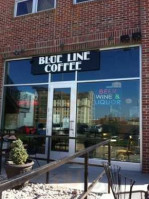 Blue Line Coffee outside