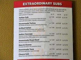 Capriotti's Sandwich Shop menu