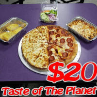 Yr Pizza Planet food
