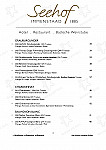 Seehof menu