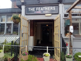 The Feathers outside