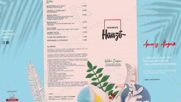 Hanzo Chieti menu