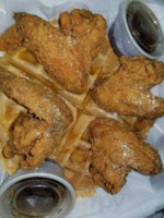 Eddy's Chicken And Waffles food