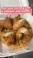 Eddy's Chicken And Waffles food