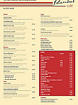 Istanbul Cafe menu