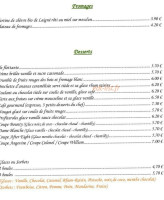 Le Relais 53 menu