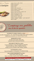 Creperie Froment Et Sarrasin Sarl Gldo menu
