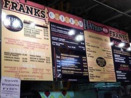 Famous Franks A-lot menu