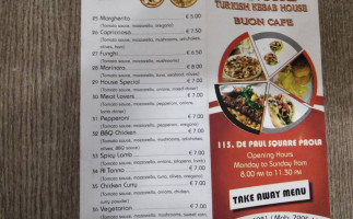 Buon Cafe Center Kebab House menu