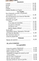 Du Chemin Des Dames menu