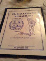 El Gallegazo menu