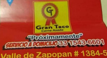 El Gran Taco food