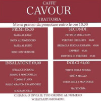Locanda Trattoria Caffè Cavour menu