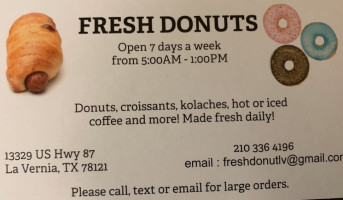 Fresh Donuts food