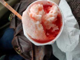 Red Rooster Snowball Stand food