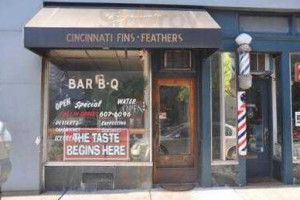 Fins & Feathers & Bar-B-Que outside