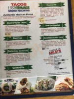 Tacos Los Hermanos menu