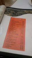 Centenario menu