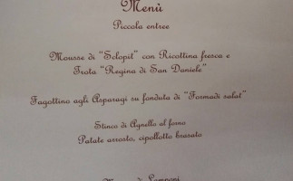 Casale Cjanor menu