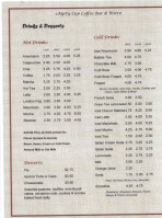 Empty Cup Coffee And Bistro menu